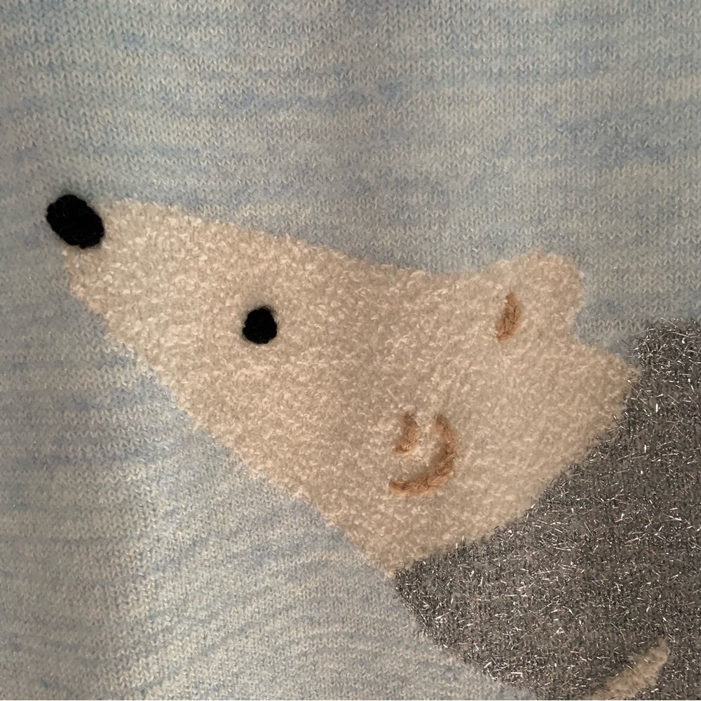 Lauren Conrad Sweater New With Tags / Light Blue with Polar Bear Soft / Medium. - Picture 15 of 17